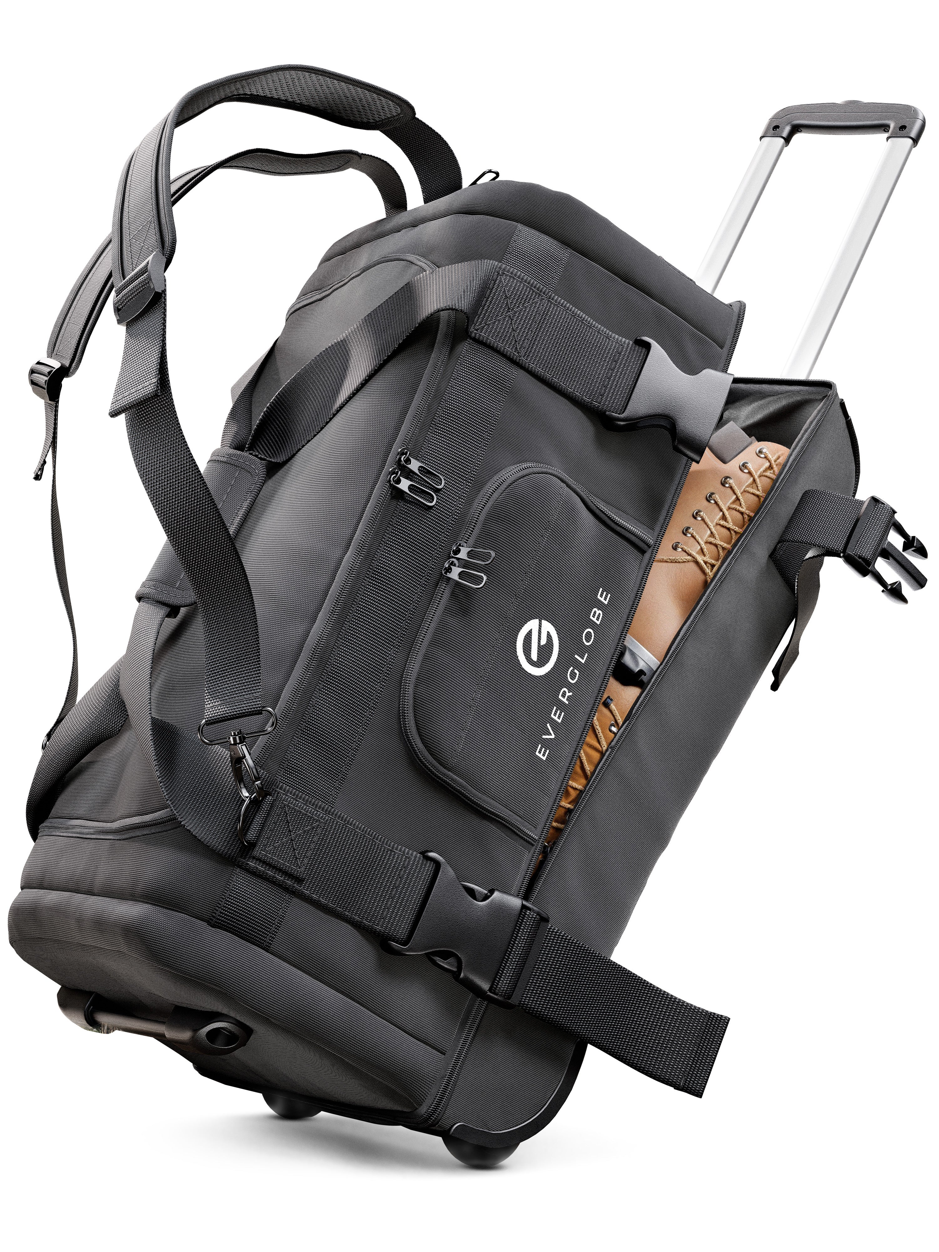 3in1 Reisetasche mit Rollen und Rucksackfunktion